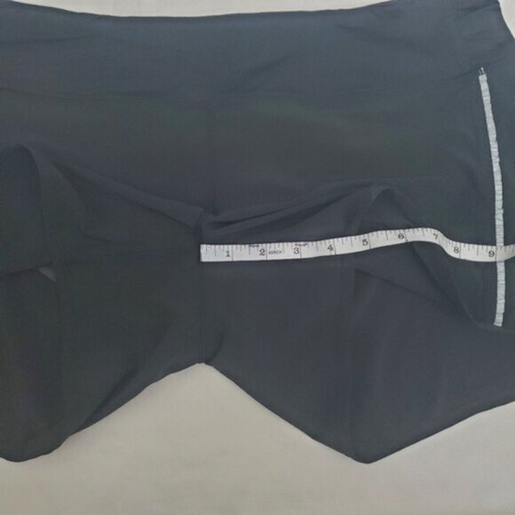 Lululemon Turbo Run Black Shorts with Ruffles Size 10 - Picture 10 of 10